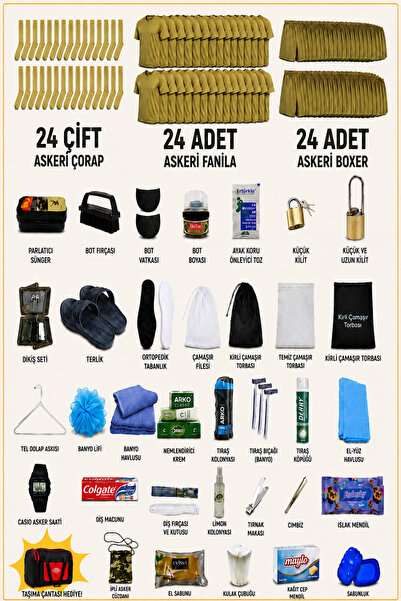 Comutan 24-Piece Vip Full-Service Paid Military Service Package - Paid Milita...