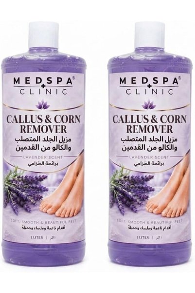 MEDSPACLINIC Callus and Corn Remover Liquid 1L – Lavender Scent Foot Care Sol...