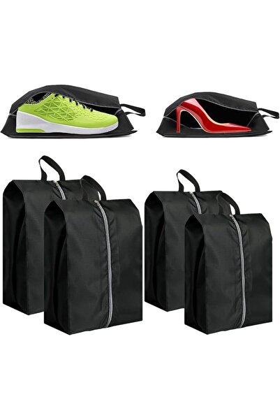 ALMEKAQUZ 4-Piece Oversized Waterproof Travel Shoe Bag, Travel Shoe Bag with ...