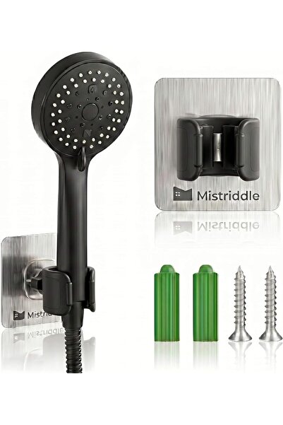 GENERAL Mistriddle Adjustable Swivel Shower Head Holder with Anti-Scratch TPU...