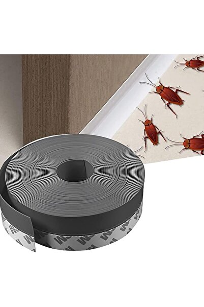 JOYZZZ Door Draft Stopper, 5M Adjustable Under Door Seal Strip for Weatherpro...
