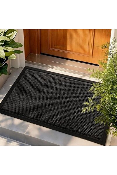 Guyana Front Door Mat, 24"x35" Heavy Duty Dirt Trapper Doormat, Non-Slip Entr...