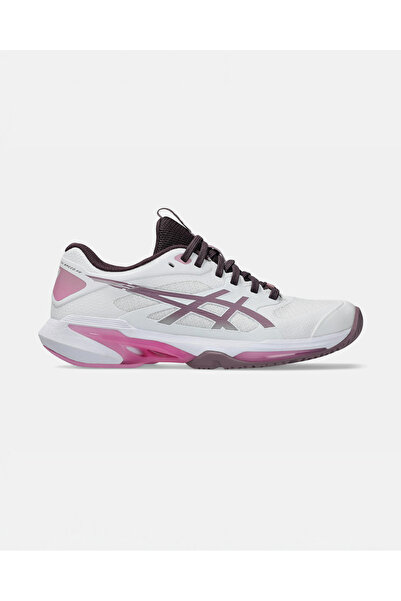 Asics SOLUTION SPEED FF 4 Kadın White/Flash Coral Tenis Ayakkabısı 1042A307-102