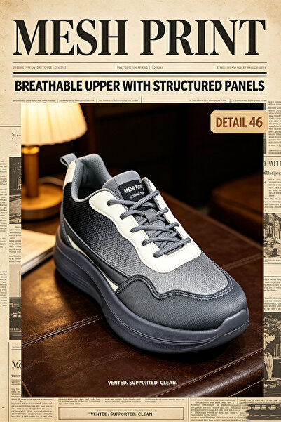 Glory One Mart Fashionable Retro Runner Sneakers – Reinforced Heel & Flexible...