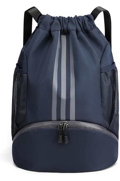 NOVOLAN Drawstring Backpack Gym Sack String Bag for Men Women, Basketball Bun...