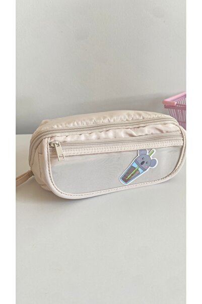 Sakura Konsept Butik Big Size Pastel Color Itu Pen Holder Pencil Case 4 Compa...