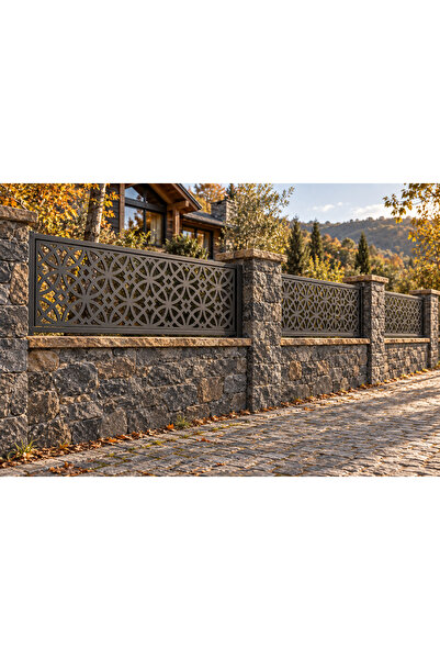 fermes LAZER KESİM DEKORATİF DESENLİ KORKULUK - (1995 mm x 620 mm) - Ham Sac ...