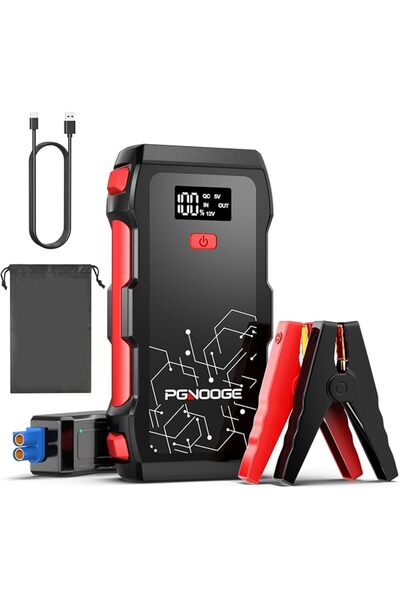 PGNOOGE 26800mAh 6000A Car Jump Starter, Car Emergency Battery Booster