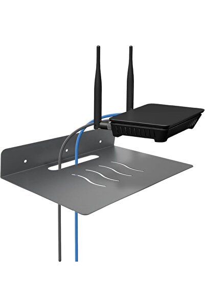 GENERAL Floating Steel Wall Mount, for Projector and Router, Small Metal Shel...