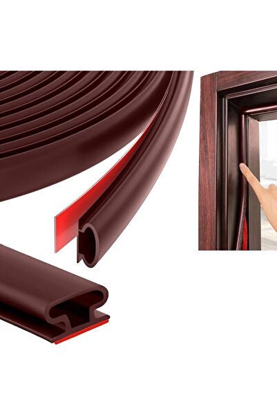 GENERAL 20 Feet Rubber Door Weather Stripping Door Seal Large Gap, Self-Adhes...