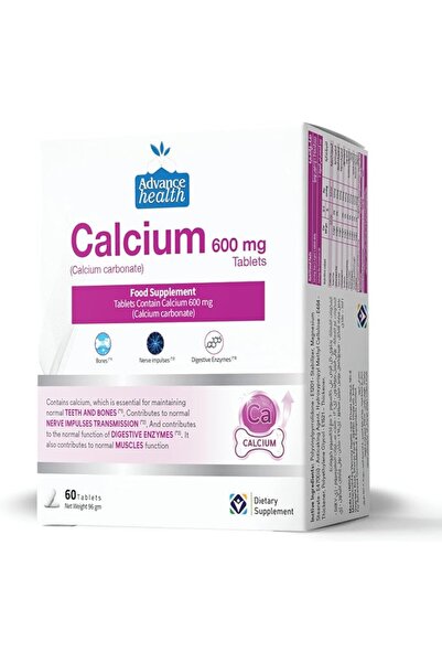 Advance Acoustic Calcium Carbonate 600mg - 60 Tablets