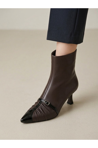 MARCO ROCCO Genuine Leather Zippered Boots Women's Shoes