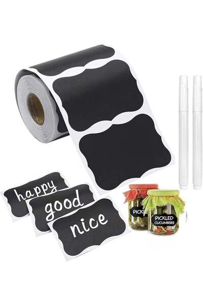 DORAIMI123 Chalkboard Labels-150pcs Waterproof Reusable Blackboard Stickers w...