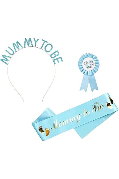 GENERAL Baby Shower Decorations for Mommy to Be Headband with Mommy To Be Sas...
