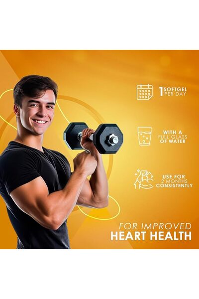 AMBROSIAL STORE زيت السمك أوميغا 3 من أمبروسيال |   1000 ملغ مع 180 ملغ EPA و 120 ملغ DHA |   يدعم صحة القلب |   60 قطعة