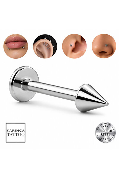 Karınca Piercing Spike Piercing Cerrahi Çelik Labret Tragus Dudak Snake Bites...