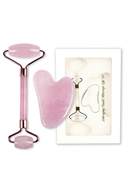 Diason Natural Jade Roller and Gua Sha Set, Anti-Aging Facial Massager Gift K...