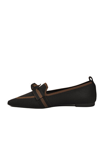 AYK'S Women's Knitwear Black-Brown Ballerina Knit Textured Elegant Bow Detail...