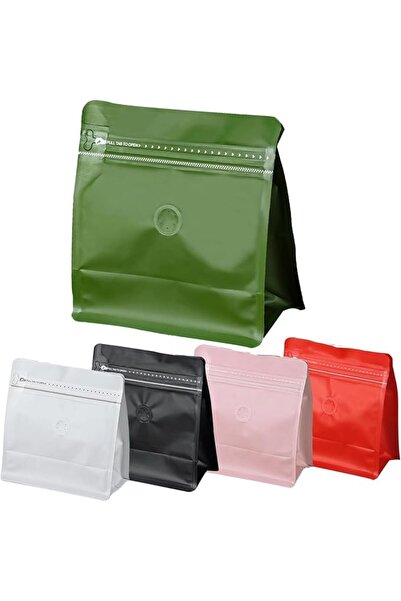 Tazweeq 10 Pcs 0.5lb Sqaure Coffee Bean Bags with No-Valve, Easy Tear Open & ...