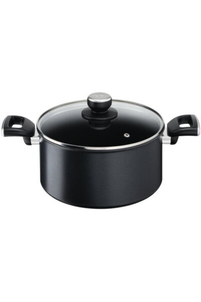 TEFAL G2554672 κατσαρόλα 5.2 λίτρα στρογγυλή μαύρη