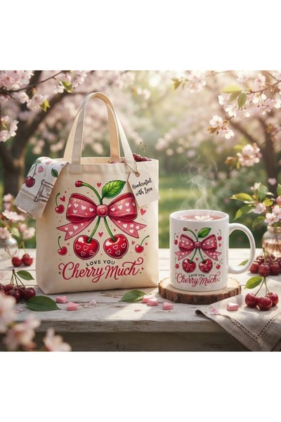 NASAQ Minimalist Canvas Tote Bag and Ceramic Coffee Mug Set – Plain Reusable ...