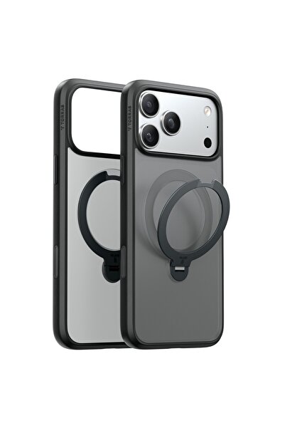 TORRAS Ostand Spin Case, iPhone 18 Pro/17 Pro, Черен