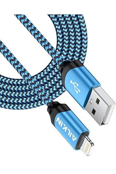 AILKIN 1.83m USB to Lightning Charger Cable for iPhone 14 13 Pro Max CarPlay ...