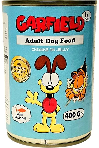 GARFIELD Wet Food with Salmon for Adult Dogs 400 g