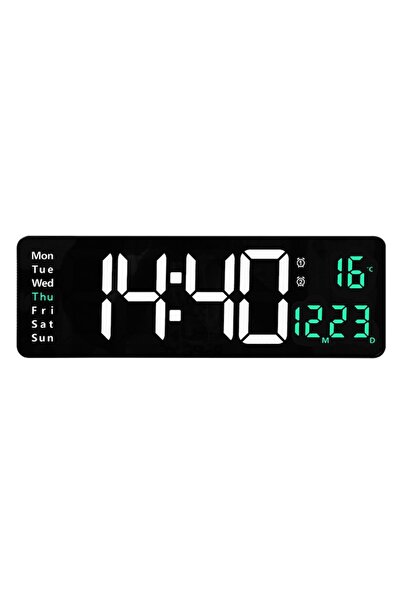 OEM Ceas de perete digital LED, Axroad Mall, Ecran mare de 16 inch cu telecom...