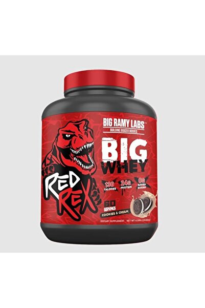 REDCHERY Red Rex Cookies and Cream Big Whey Dietary Supplement 4.5 lb