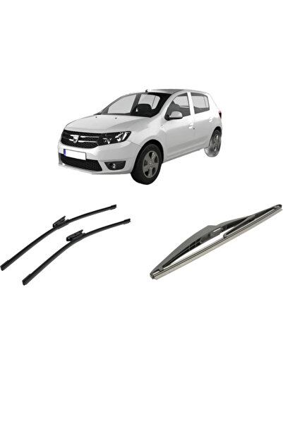 Bosch Set of 3 wipers DACIA SANDERO II 2012-2019, for windshield and rear win...
