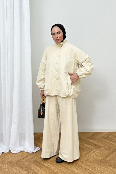 Melike Tatar Trench Pantolonlu Takım 3-4578