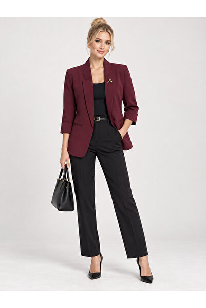 AYHAN Kedi Aksesuarlı Blazer Ceket