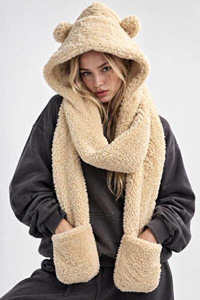 la polario Teddy Pocket Hood Bere
