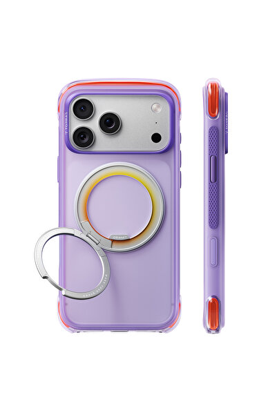 TORRAS Θήκη O3 Air Core, για iPhone 18 Pro/17 Pro, Μωβ Πρισματικό Δαμασκηνί