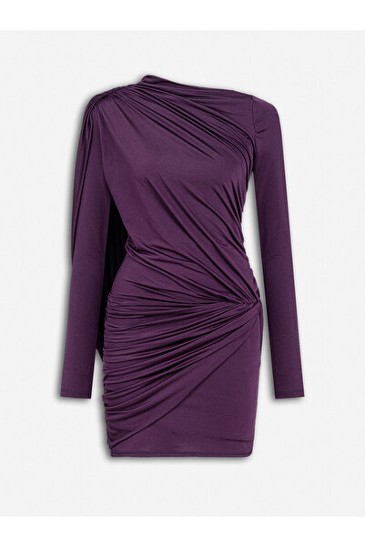 Nocturne Drape Detaylı Mini Elbise