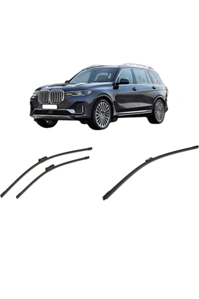 Bosch Set de 3 ștergătoare BMW Seria X7 (G07) 2019-2022, pentru parbriz și lu...