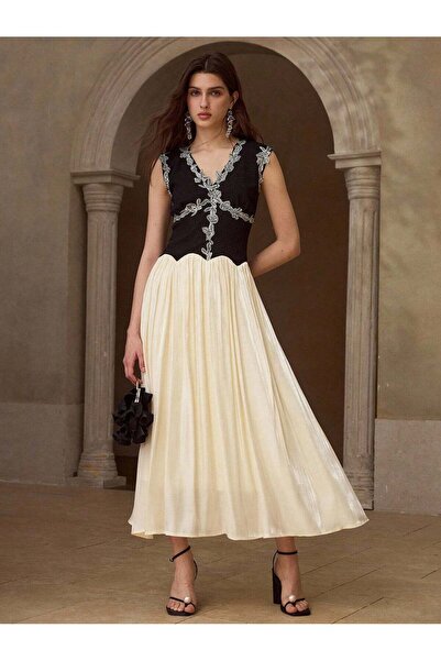 Sheya Rochie maxi, mix de culori - M