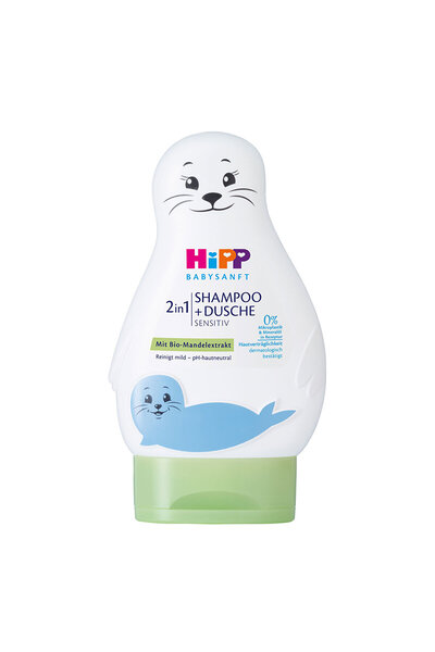 Hipp Babysanft 2’si 1 arada Şampuan ve Duş Jeli