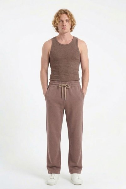 Machi Men's 3 Thread Baggy Oversize Wide Leg Sweatpants with Back Pockets and...