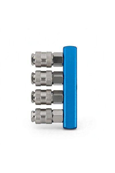 ONG Distribuitor aer comprimat 4 cai 1/4 inch, nichelat, conexiuni rapide