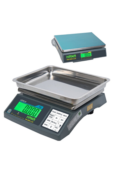 hana terazi Hana Hs-2000 LCD Onaysız Tartım Terazisi 30 Kg Kapasite