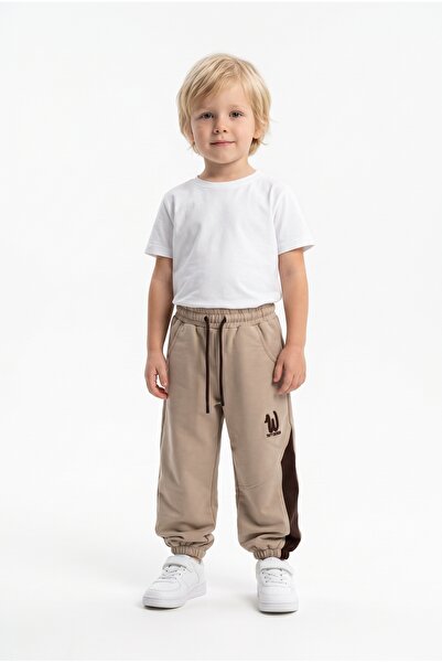 Toontoy Boy's Paça W Embroidered Garni Detailed Sweatpants