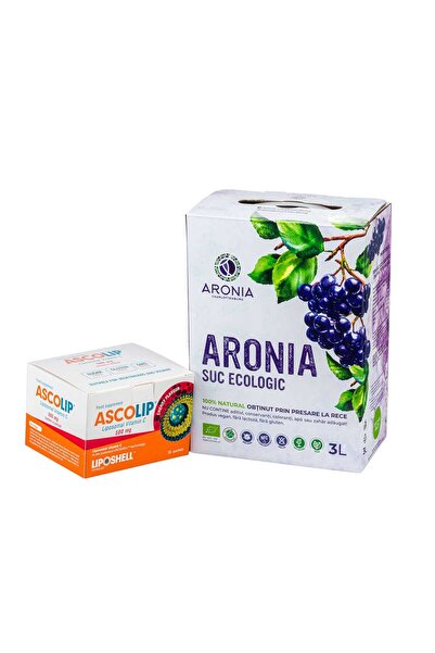 Liposhell Pachet promoțional - Vitamina C lipozomală 500mg LIPOSHELL ®   Suc ...