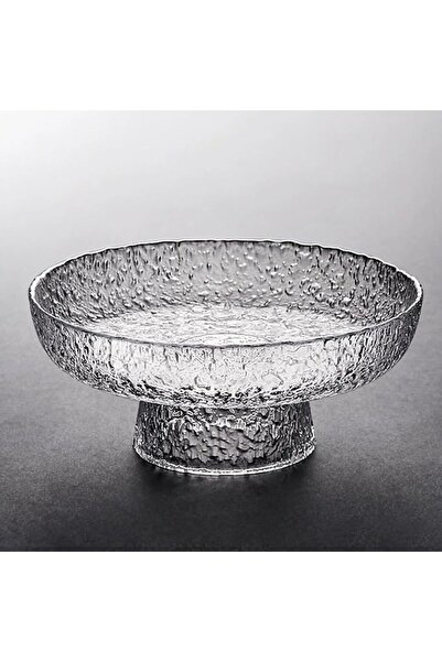 Qiccijoo Glass Fruit Bowl Fruit Basket for Kitchen Counter Clear Salad Bowl D...