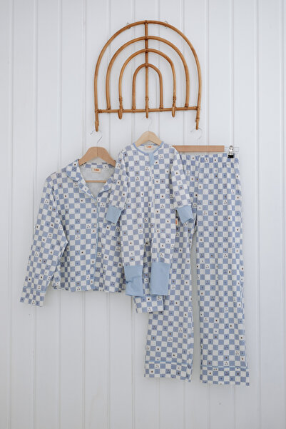 Lollie Baby&Kids Anne Bebek Kombin Pijama & Uyku Tulumu Seti - Dream Blue