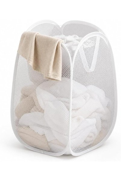 DongDongQiang Laundry Basket Clothes Hamper, Upgraded Thickened Design, Folda...