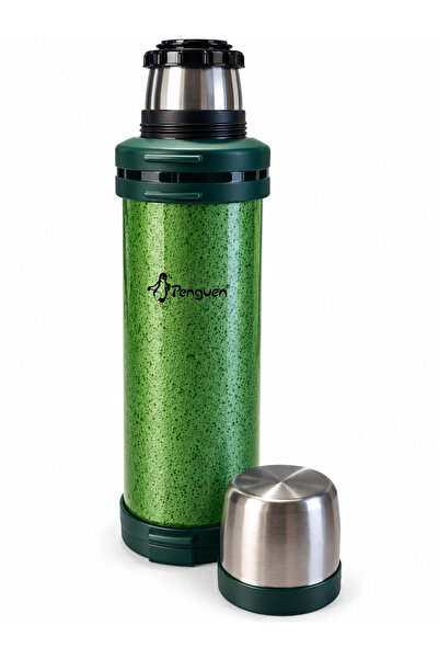 Nishev.com Evini Sev Penguen 2 Litre Paslanmaz Çelik Vakumlu Kamp Termosu