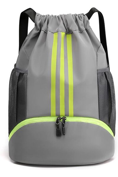 Bukela Drawstring Backpack Gym Sack String for Men Women Basketball Bundle Po...