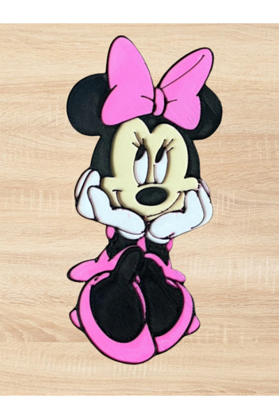 Maku home Minnie Mouse Pasta Süsü Doğum Günü Pasta Üstü Süsü